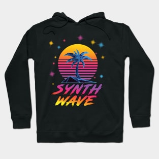 Synthwave Vaporwave Palm Tree Outrun Sunset Hoodie